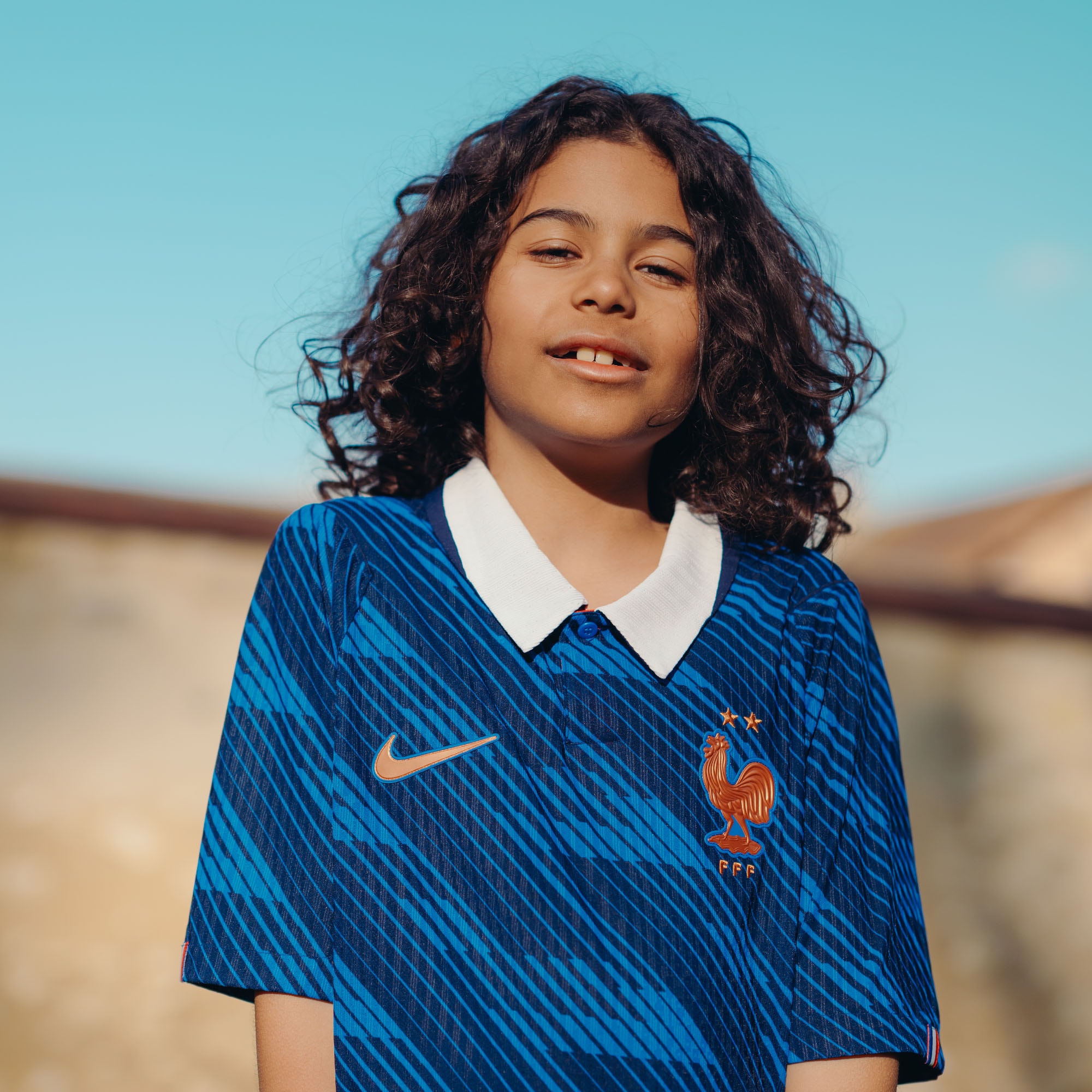 France Nike Home Stadium Shirt 2026 - Kids with L.Hernandez 21