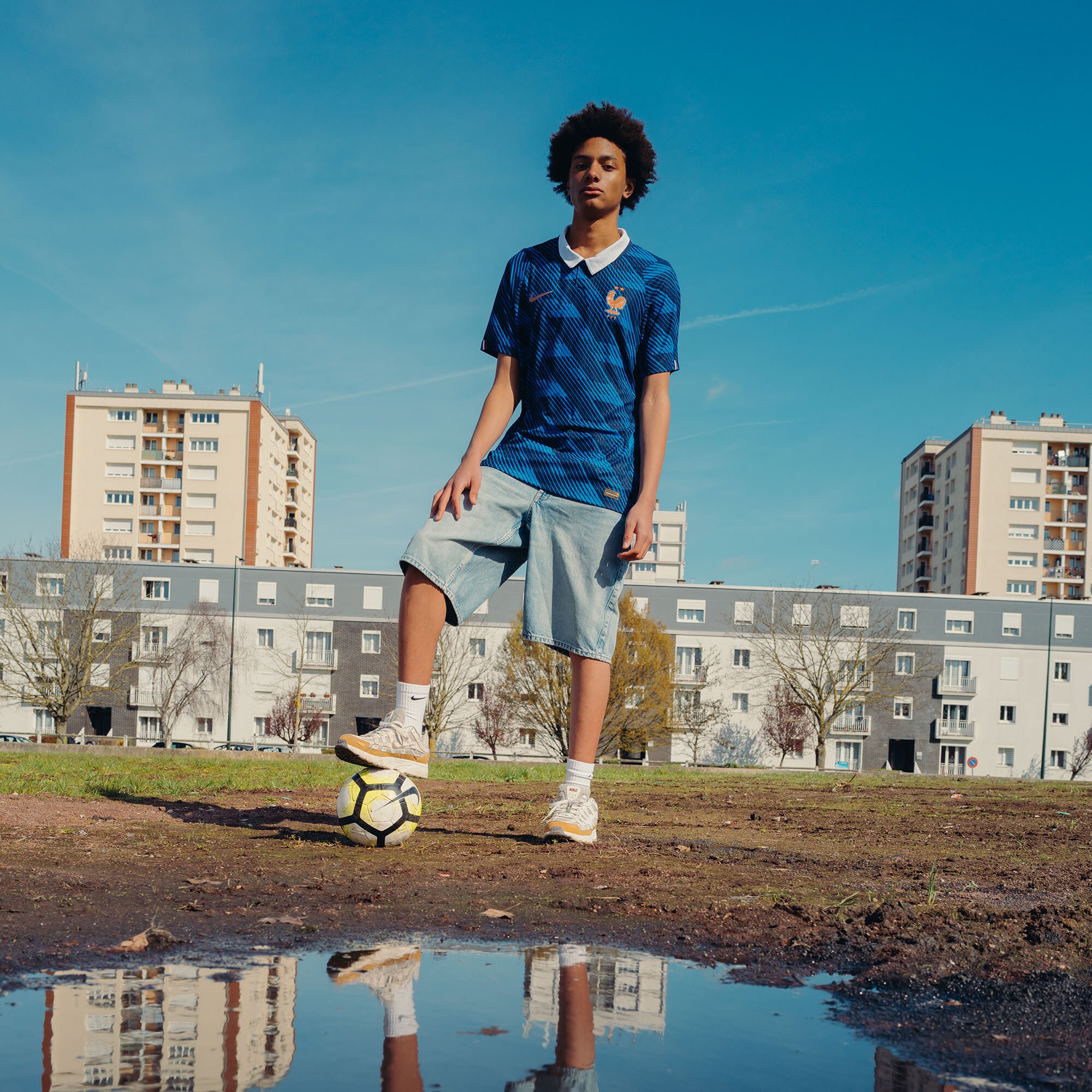 France Nike Home Stadium Shirt 2026 - Kids with Dembele 7 printing