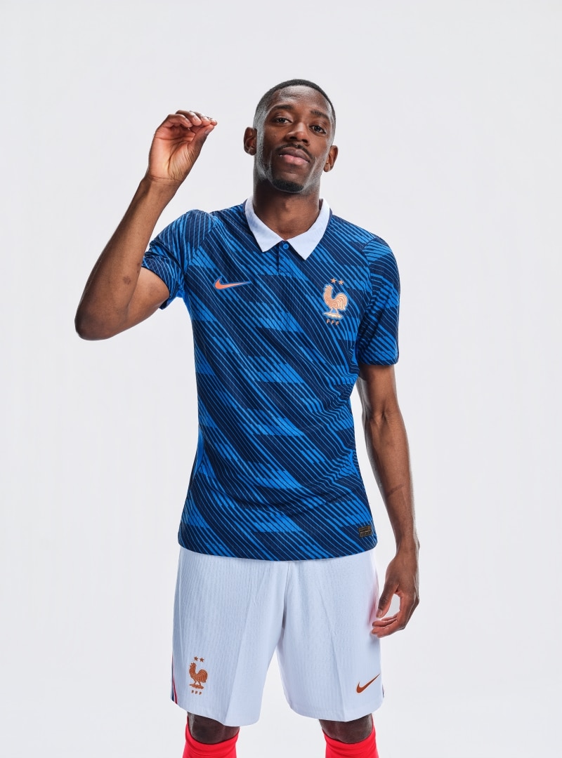 T-shirt Officiel Equipe De France De Football – FFF – Coton – Homme S-XXL Et Enfant 4-14 Ans